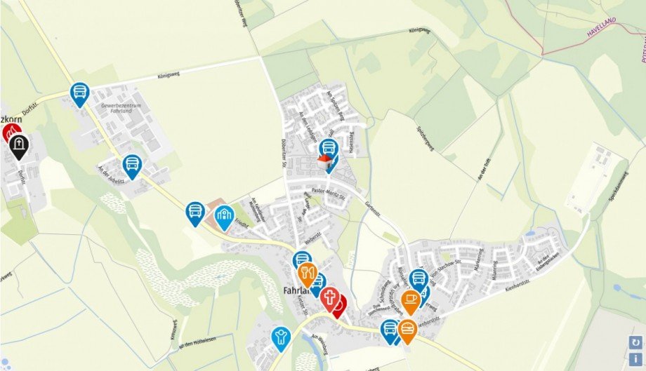 Lageplan Erdgeschosswohnung Fahrland/Potsdam