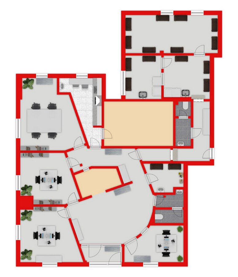 Grundriss B�ro / Praxis Dietzh�lztal / Ewersbach