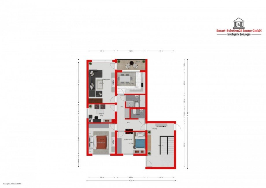 Grundriss Erdgeschosswohnung Siegen