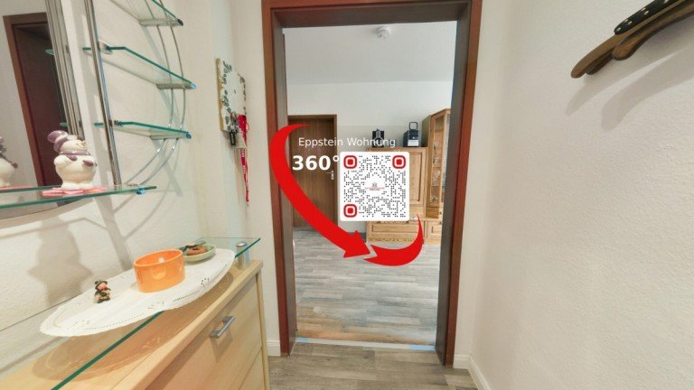 Flur Eppstein Etagenwohnung Super ausgestattete 2-Zimmer-Wohnung mit Loggia - Kapitalanlage oder Eigennutzung