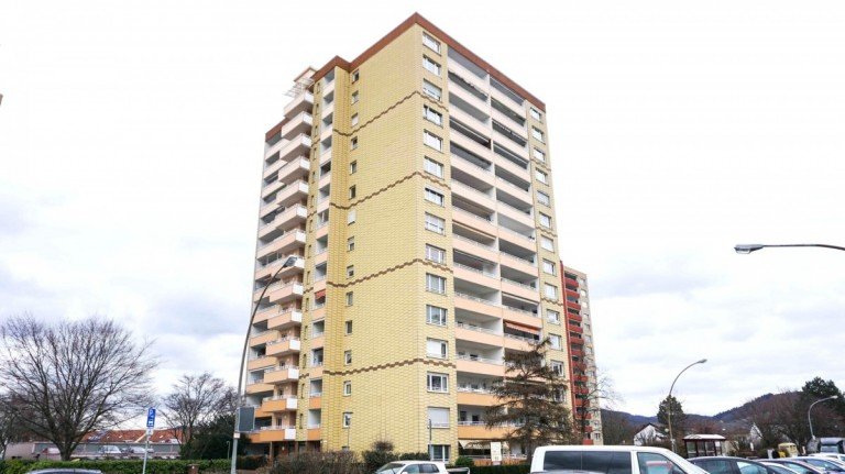 Au�enfoto Heppenheim Etagenwohnung Charmante 1-Zimmer-Wohnung mit Balkon und Tiefgaragenstellplatz