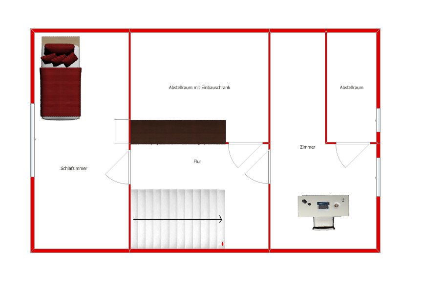 Dachgeschoss Einfamilienhaus Dietzh�lztal / Steinbr�cken