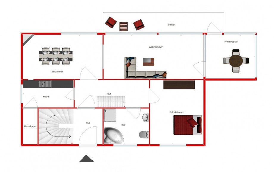 Erdgeschoss Einfamilienhaus Dietzh�lztal / Steinbr�cken