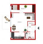 Hauptbild Kapitalanleger aufgepasst! Charmante 2-Zimmer-Wohnung mit Balkon