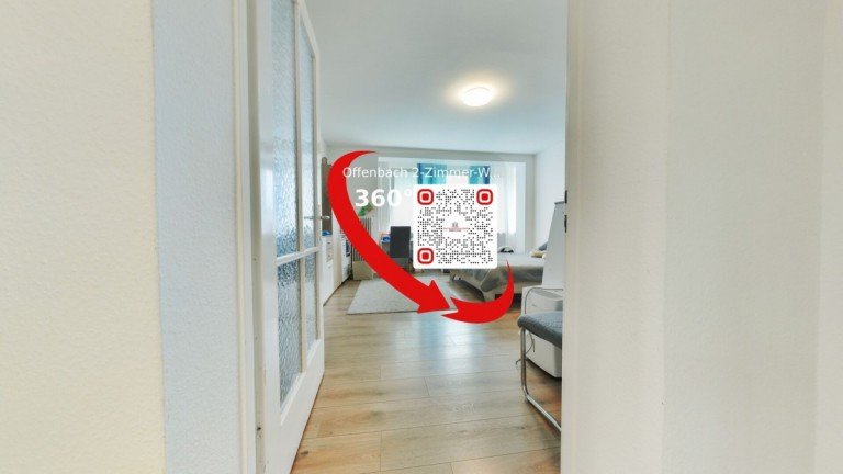 Flur Offenbach am Main Etagenwohnung Gepflegte 2-Zimmer-Wohnung im Obergeschoss - Kapitalanlage oder Eigennutzung