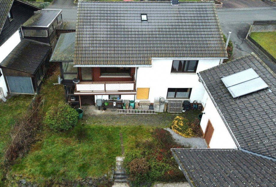 Au�enansicht hinten Einfamilienhaus Dietzh�lztal / Steinbr�cken