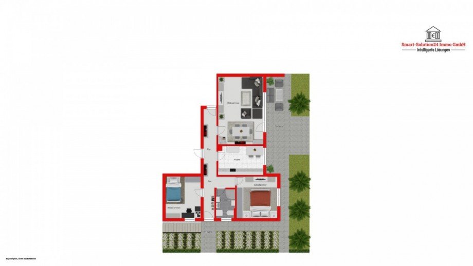 Grundriss Souterrainwohnung Eschenburg / Eibelshausen